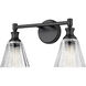 Auden 2 Light 17.75 inch Matte Black Bath Vanity Wall Light