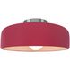 Radiance Collection - Spire LED 10 inch Cerise Semi-Flush Ceiling Light, Form+Finish+Function