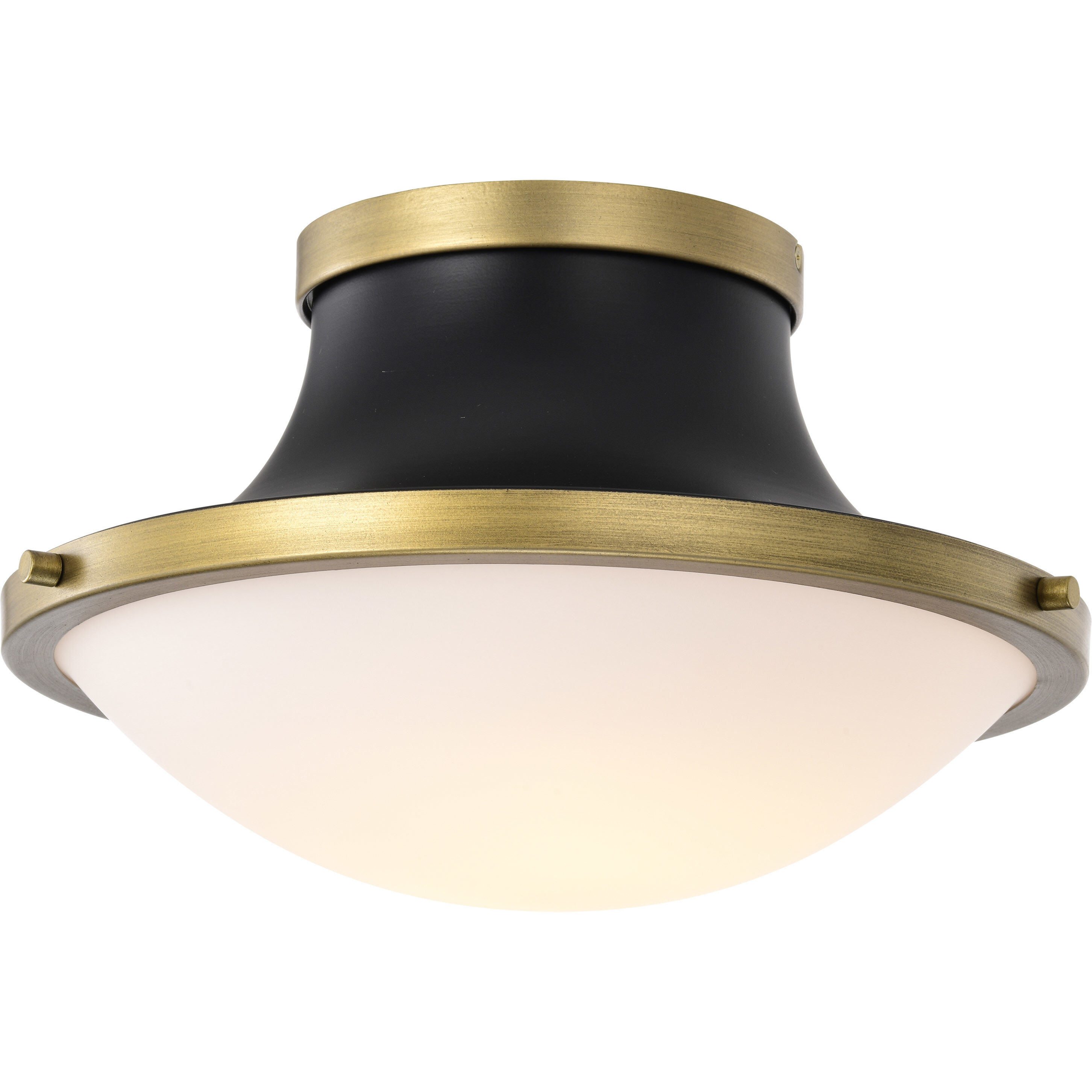 Lafayette 1 Light 14 inch Matte Black Flush Mount Ceiling Light