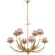 Marilee 8 Light 29.5 inch Dutch Gold Leaf Chandelier Ceiling Light, Medium
