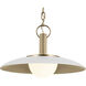 Kurio 1 Light White Pendant Ceiling Light
