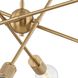 Module 8 Light 22 inch Burnished Brass Chandelier Ceiling Light