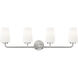 Montford 4 Light 32 inch Brushed Nickel Bath Vanity Light Wall Light