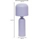 Echo 15.5 inch 6.00 watt Purple Table Lamp Portable Light