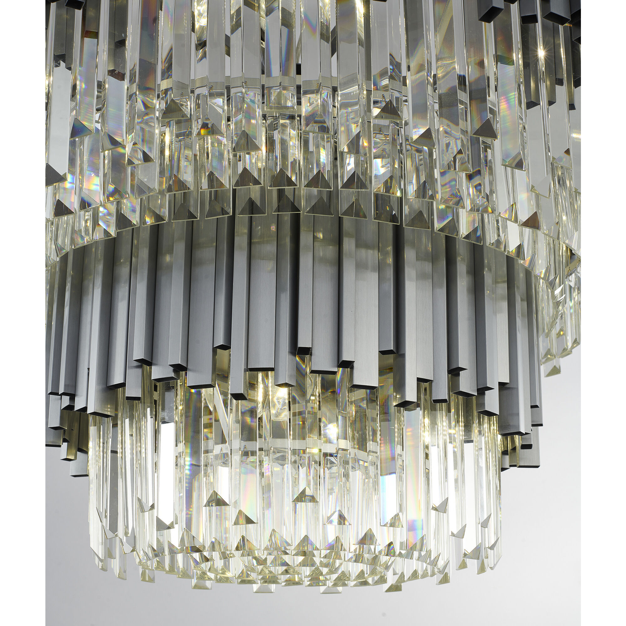 Canada 12 Light 30 inch Satin Nickel Chandelier Ceiling Light