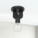 Alora Mood Claire 1 Light 4.25 inch Matte Black Semi Flush Mount Ceiling Light