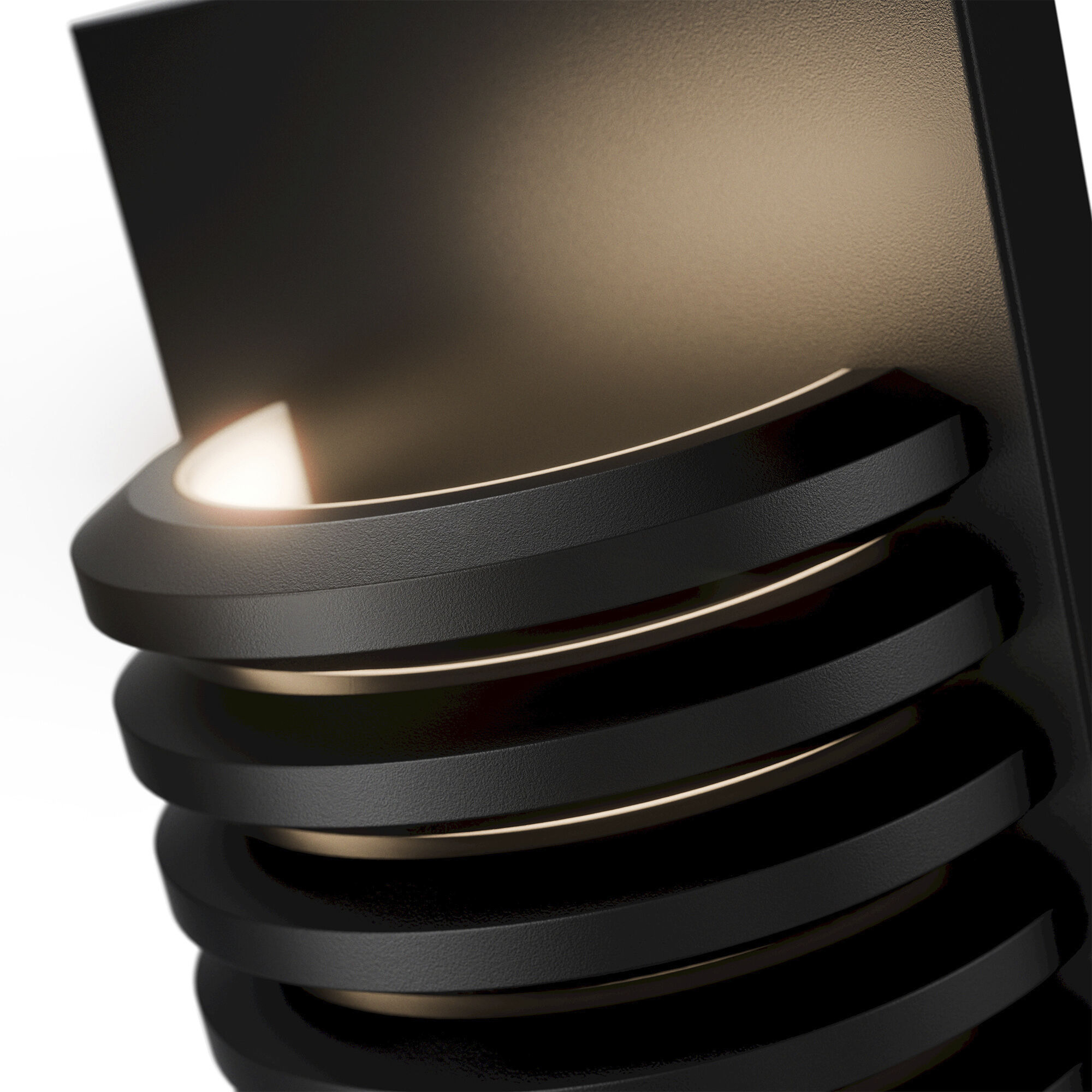 Loome LED 16 inch Black Outdoor Wall Light, dweLED