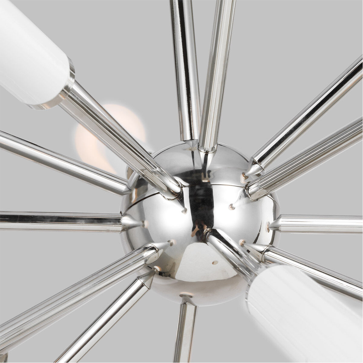 kate spade new york Monroe 18 Light 32.38 inch Polished Nickel Chandelier Ceiling Light in Polished Nickel / Gloss White