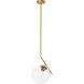 Ryland 1 Light 16 inch Brass Pendant Ceiling Light