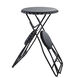 Anita 57.5 X 39.8 inch Black Side Table
