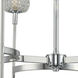 Mae LED 26 inch Chrome Chandelier Ceiling Light