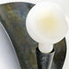Lowcountry 1 Light Brass and Anara Blue Wall Sconce Wall Light