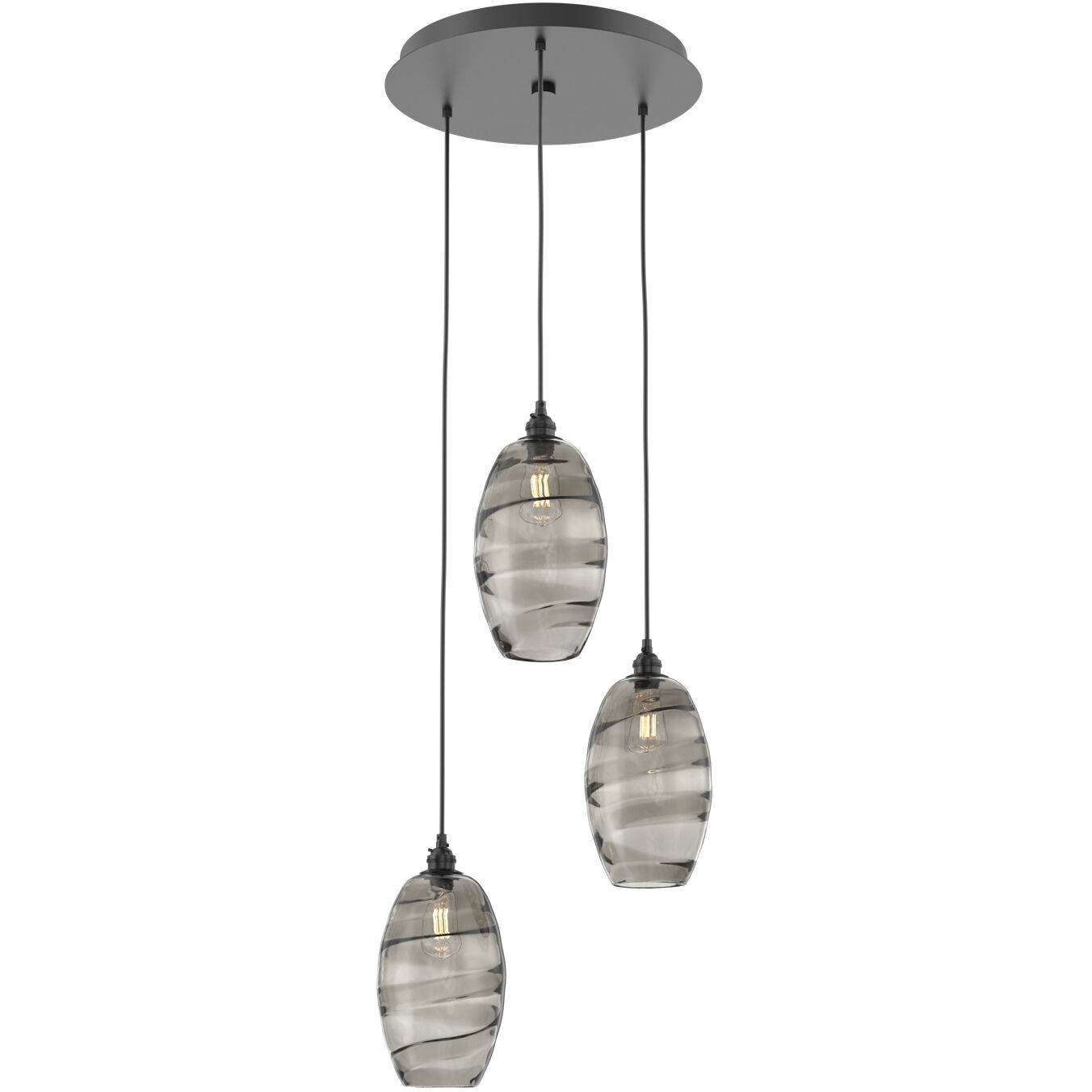 Ellisse 3 Light Chandelier