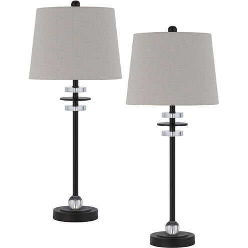 Sitka 29 inch 60.00 watt Black Lamp Set Portable Light