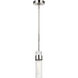 C&M by Chapman & Myers Geneva 1 Light 5 inch Polished Nickel Mini-Pendant Ceiling Light