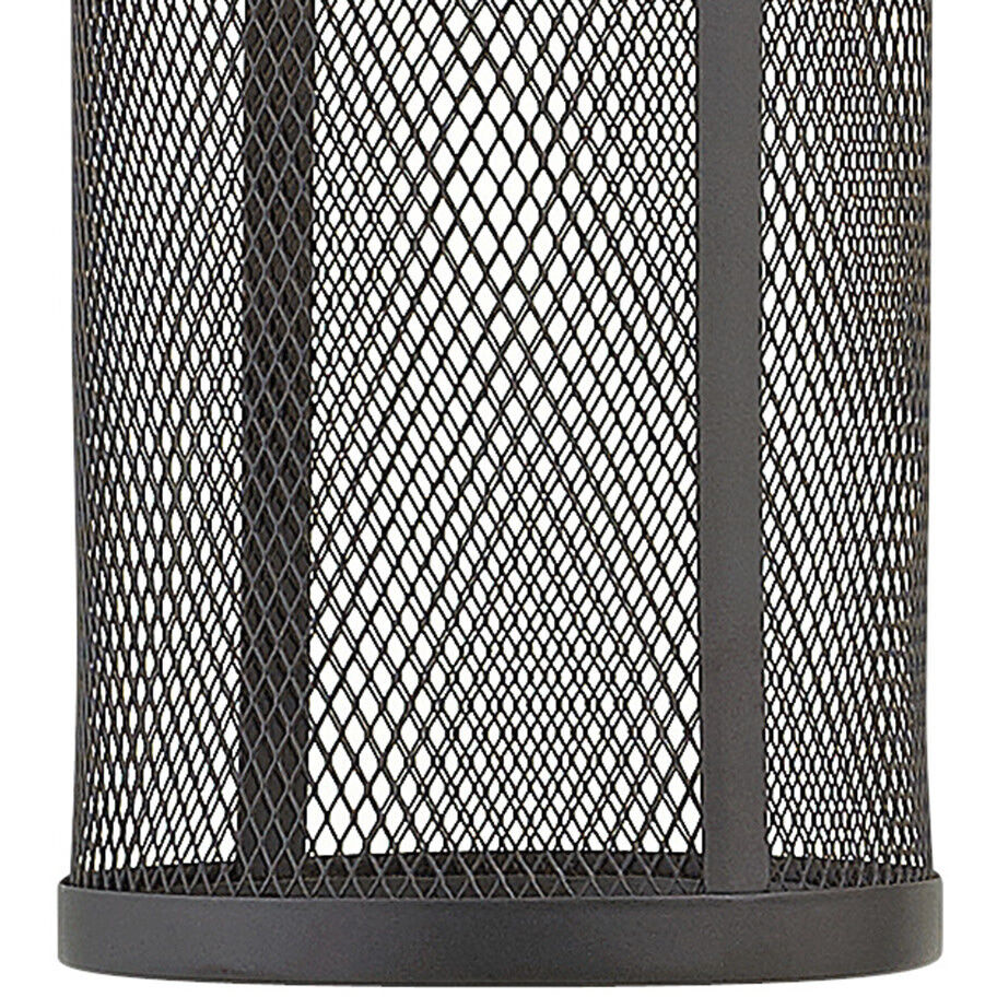Aria LED 16 inch Black Outdoor Wall Mount Lantern, Small