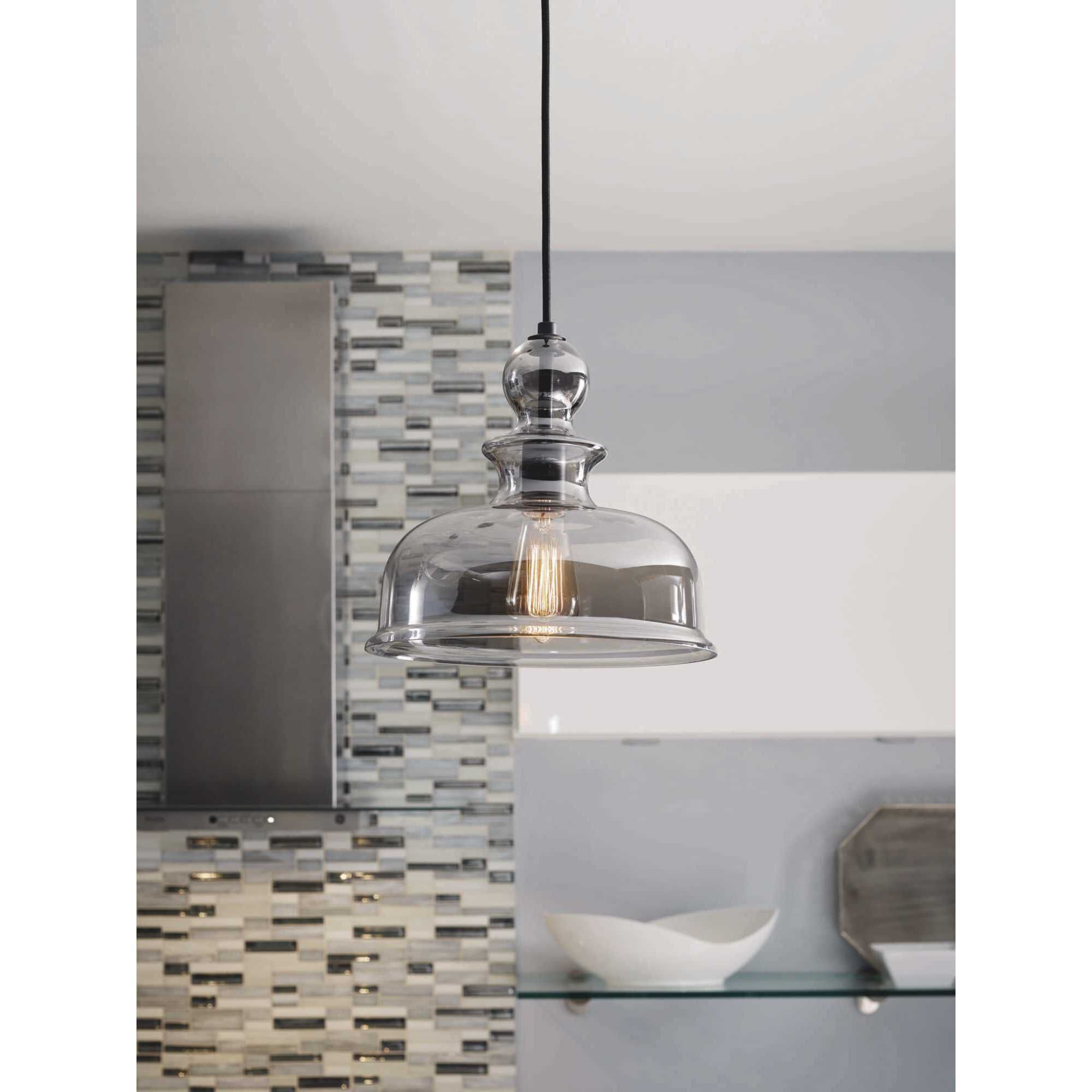 Staunton 1 Light 12 inch Graphite Pendant Ceiling Light, Design Series