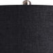 Richmond 30 inch 150.00 watt Gray Smoked and Brushed Brass with Black Table Lamp Portable Light