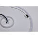 ColorQuick LED 5.05 inch White Flush Mount Ceiling Light