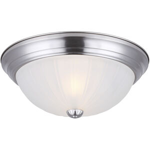 Madison 2 Light 13 inch Brushed Pewter Flush Mount Ceiling Light