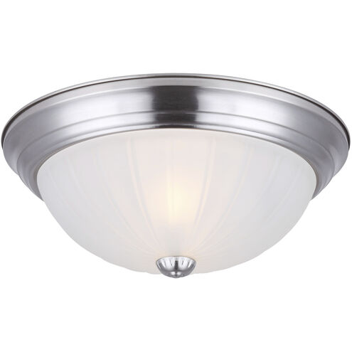 Madison 2 Light 13 inch Brushed Pewter Flush Mount Ceiling Light
