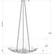 Rainforest 9 Light 34.5 inch Rustic Bronze Chandelier Ceiling Light, Small