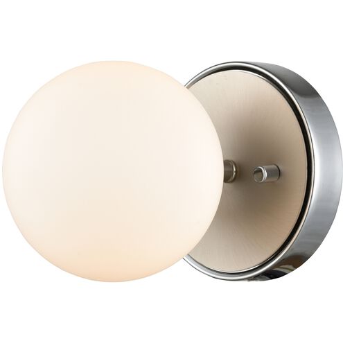 Alouette Sconce Wall Light in Chrome and Buffed Nickel