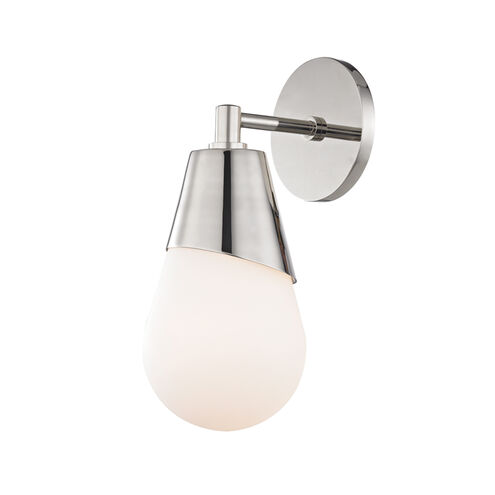 Cora 1 Light 5 inch Polished Nickel Wall Sconce Wall Light