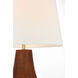 Thomas O'Brien Kefi 25.25 inch 15 watt Natural Terracotta Table Lamp Portable Light