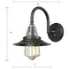 Insulator Glass Sconce Wall Light in Oil Rubbed Bronze