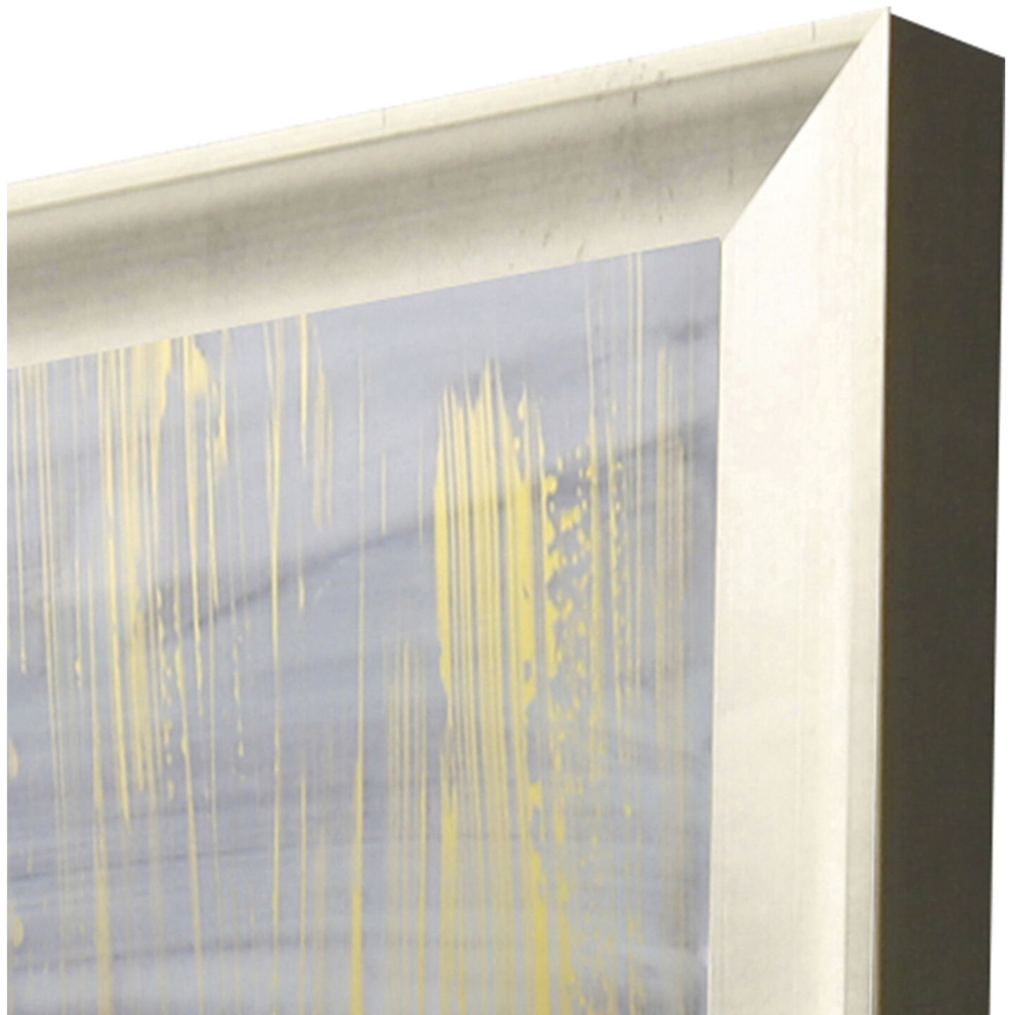 Seaside Harmony Blue and Brown and Metallic and White Framed Art, The Studio