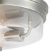Blakely 2 Light 14 inch Brushed Nickel Flush Mount Ceiling Light, Design Series