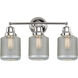 Aditi Stanton 3 Light 22 inch Polished Chrome Bath Vanity Light Wall Light, Aditi