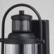 Winfield Textured Black Outdoor Motion Sensor