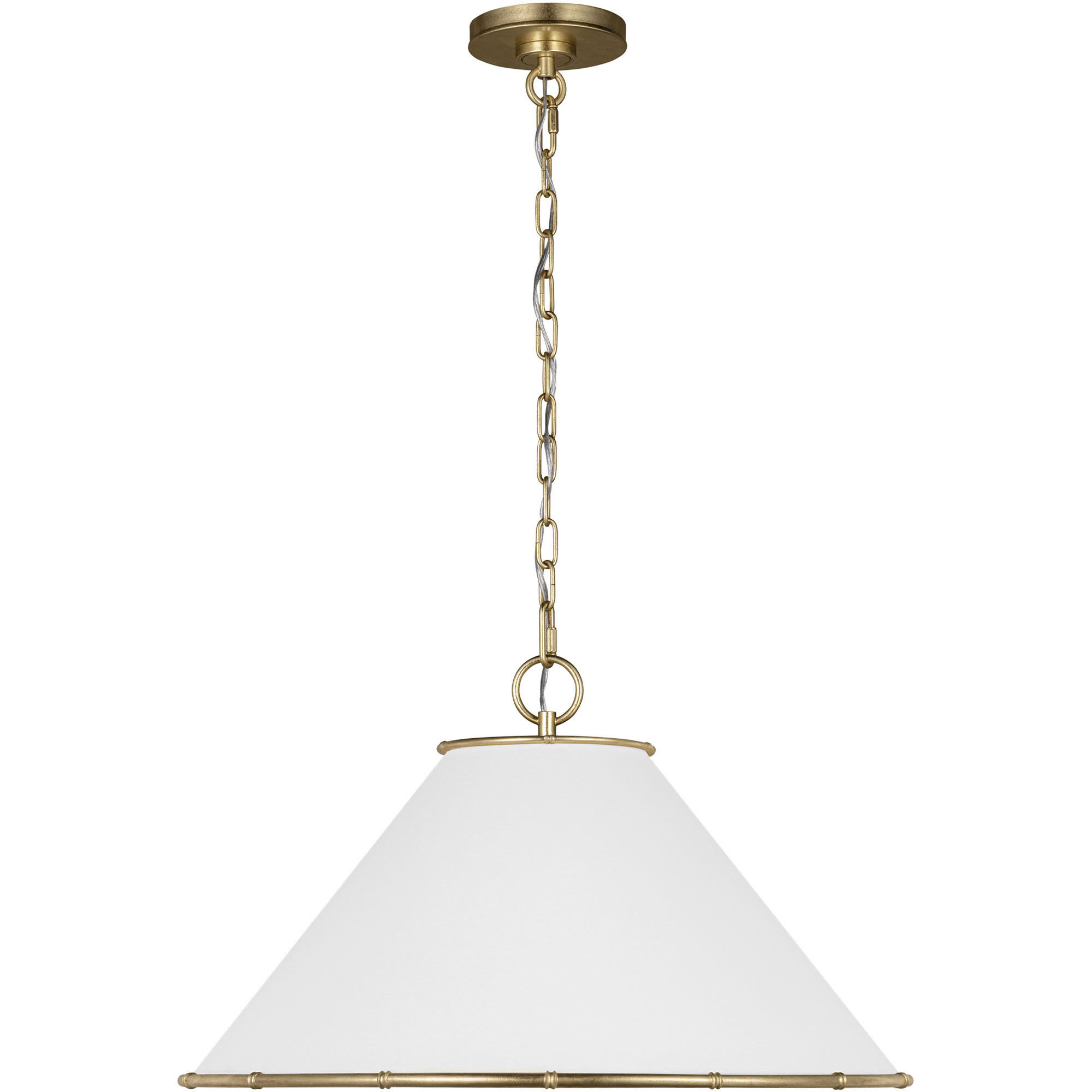 AH by Alexa Hampton Aldric 2 Light 22 inch Gild Pendant Ceiling Light