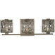 Norwalk 3 Light 18.5 inch Satin Nickel Vanity Light Wall Light