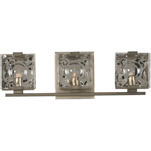 Norwalk 3 Light 19 inch Satin Nickel Vanity Light Wall Light