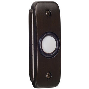 Stepped Rectangle Bronze Push Button