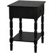 Barrett 24 X 19 inch Black Accent Table
