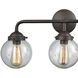 Beckett 3 Light 24 inch Oil Rubbed Bronze Vanity Light Wall Light