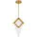 Beyond Behold LED 2.5 inch Aged Brass Mini Pendant Ceiling Light