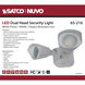 Brentwood LED 4 inch White Outdoor Security Light