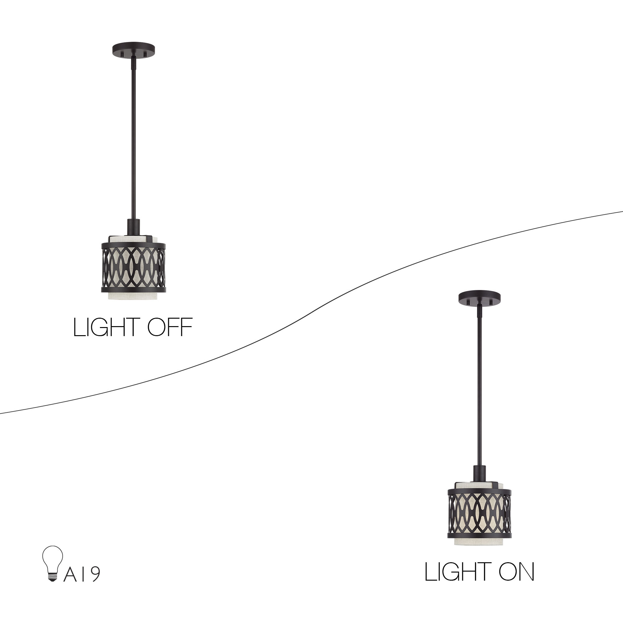 Vistaview 1 Light 7.25 inch English Bronze Mini Pendant Ceiling Light