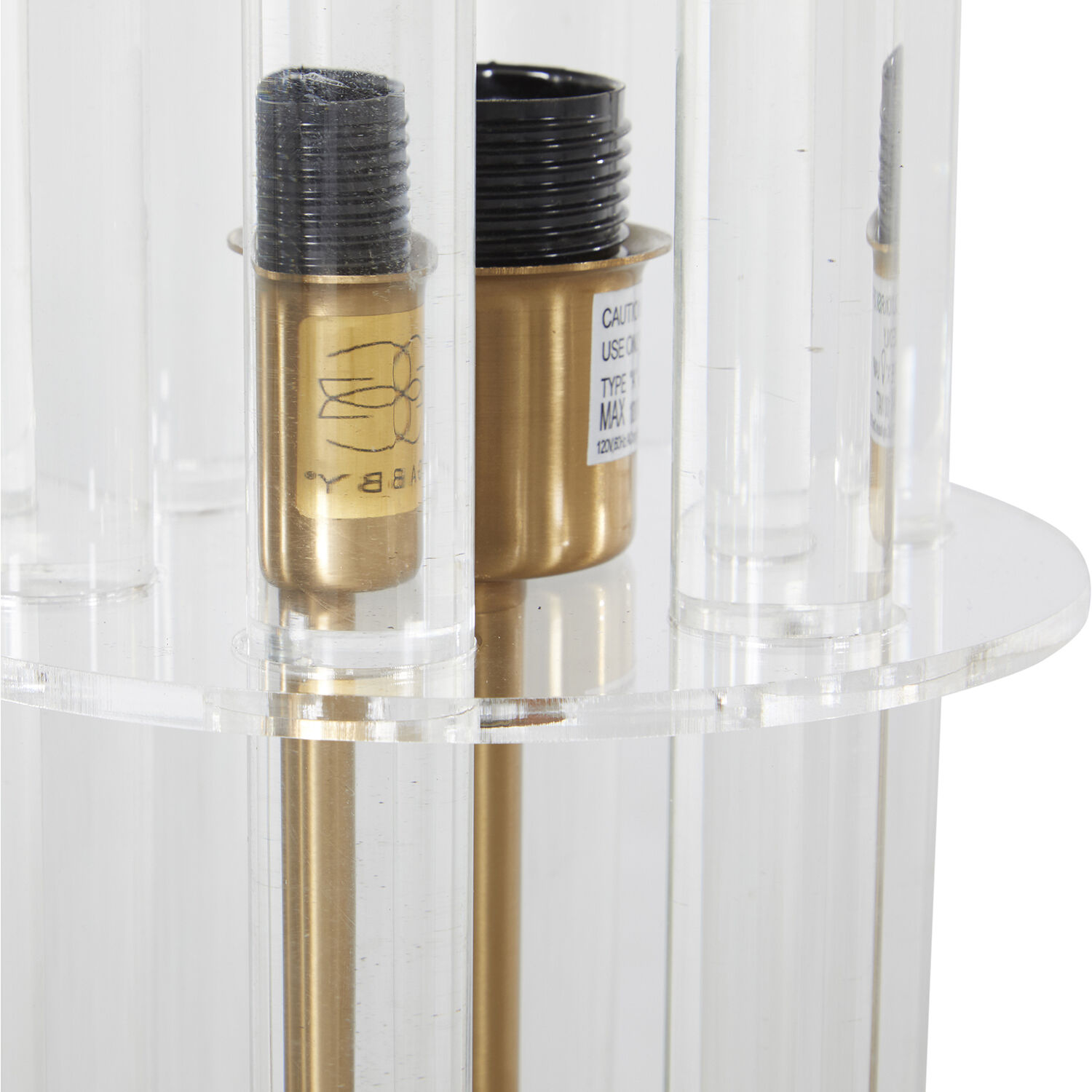 Merna 37.5 inch Antique Brass / White Linen Table Lamp Portable Light