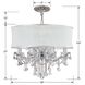 Brentwood 12 Light 30 inch Polished Chrome Chandelier Ceiling Light in Swarovski Spectra, Smooth White
