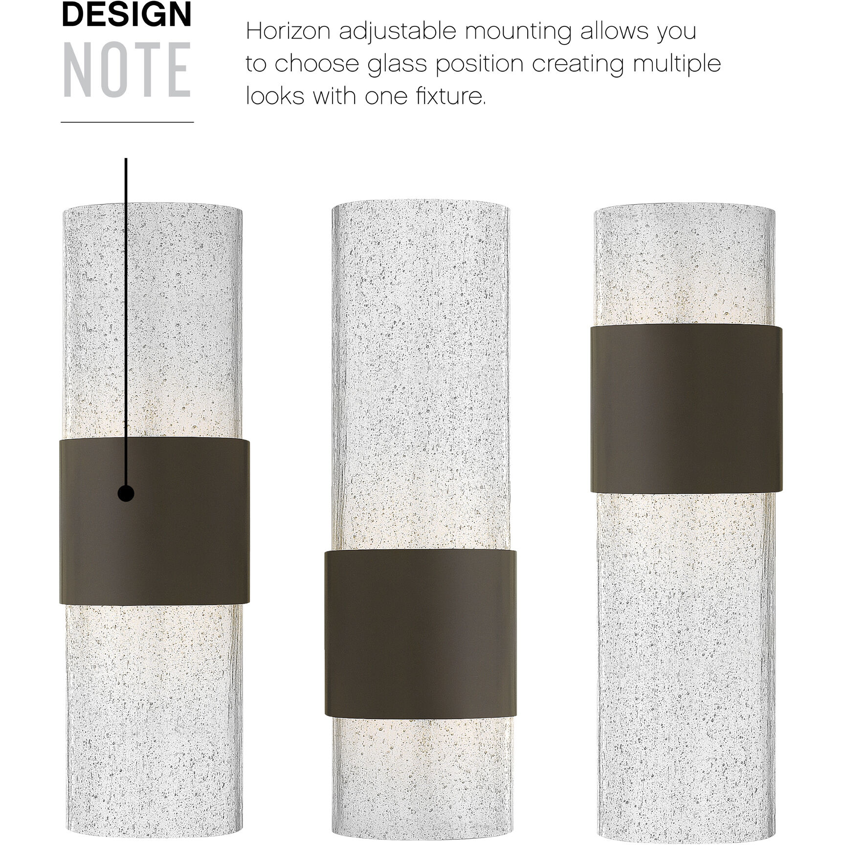 Horizon LED 12 inch Buckeye Bronze Outdoor Wall Mount Lantern, Small