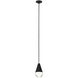 Sean Lavin Cupola LED Nightshade Black Pendant Ceiling Light, Integrated LED