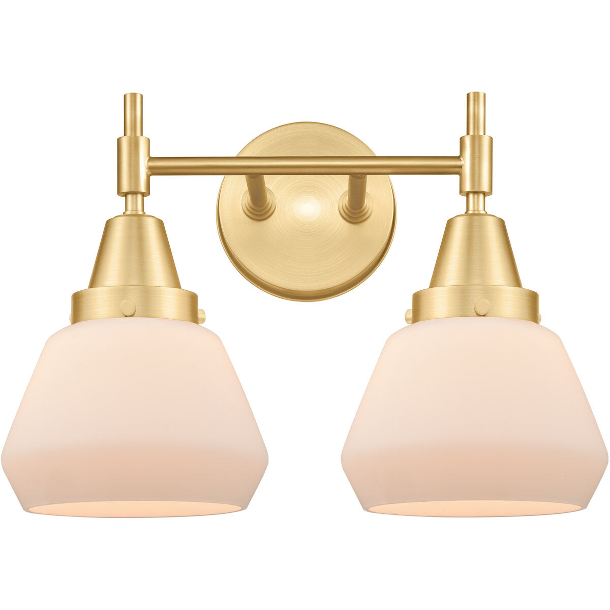 Caden LED 16 inch Satin Gold Bath Vanity Light Wall Light