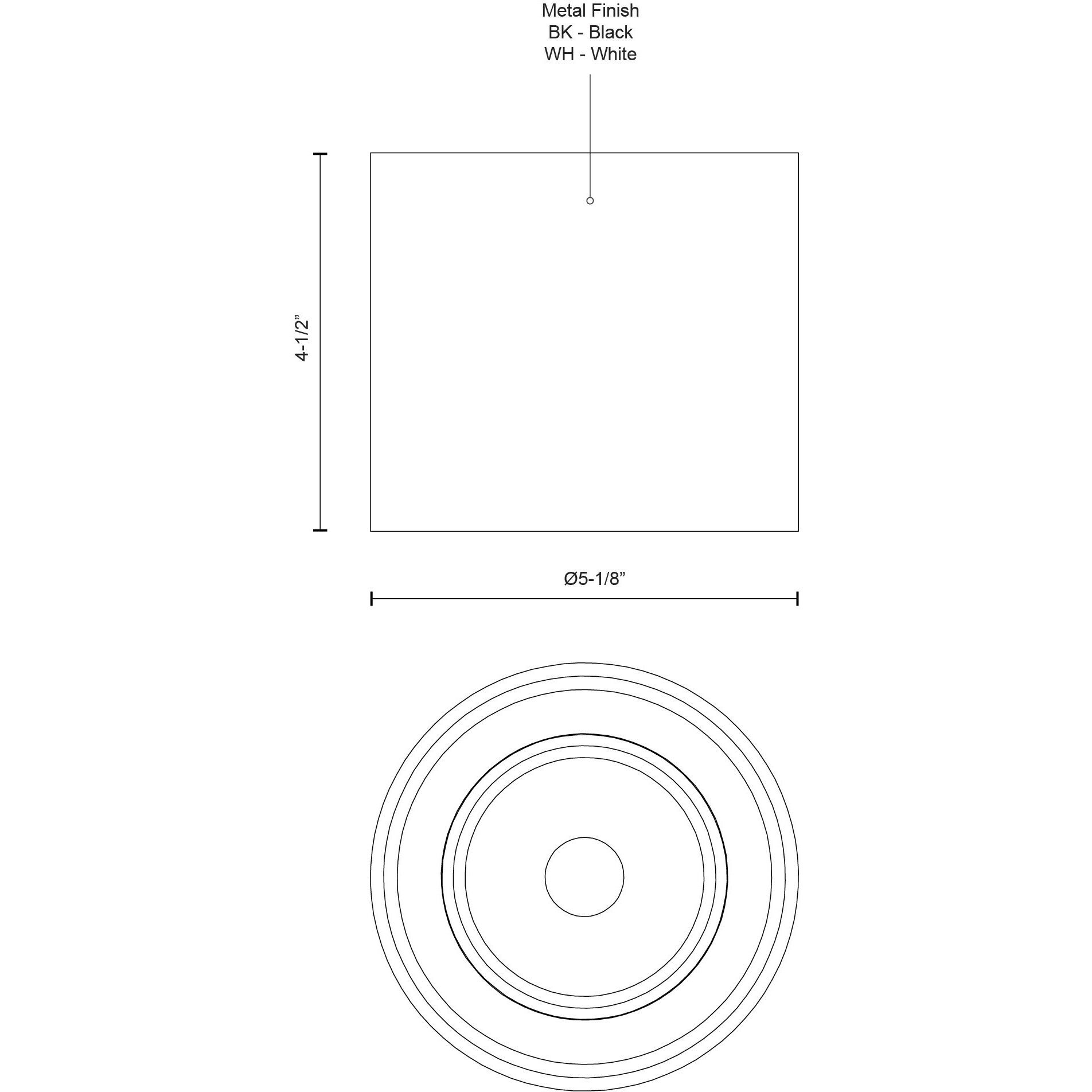 Falco LED 5.13 inch White Flush Mount Ceiling Light