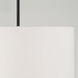 Alan 3 Light 18 inch Matte Black Pendant Ceiling Light